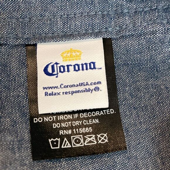 Corona Extra Men’s Cotton Shirt Size XL - Picture 6 of 7